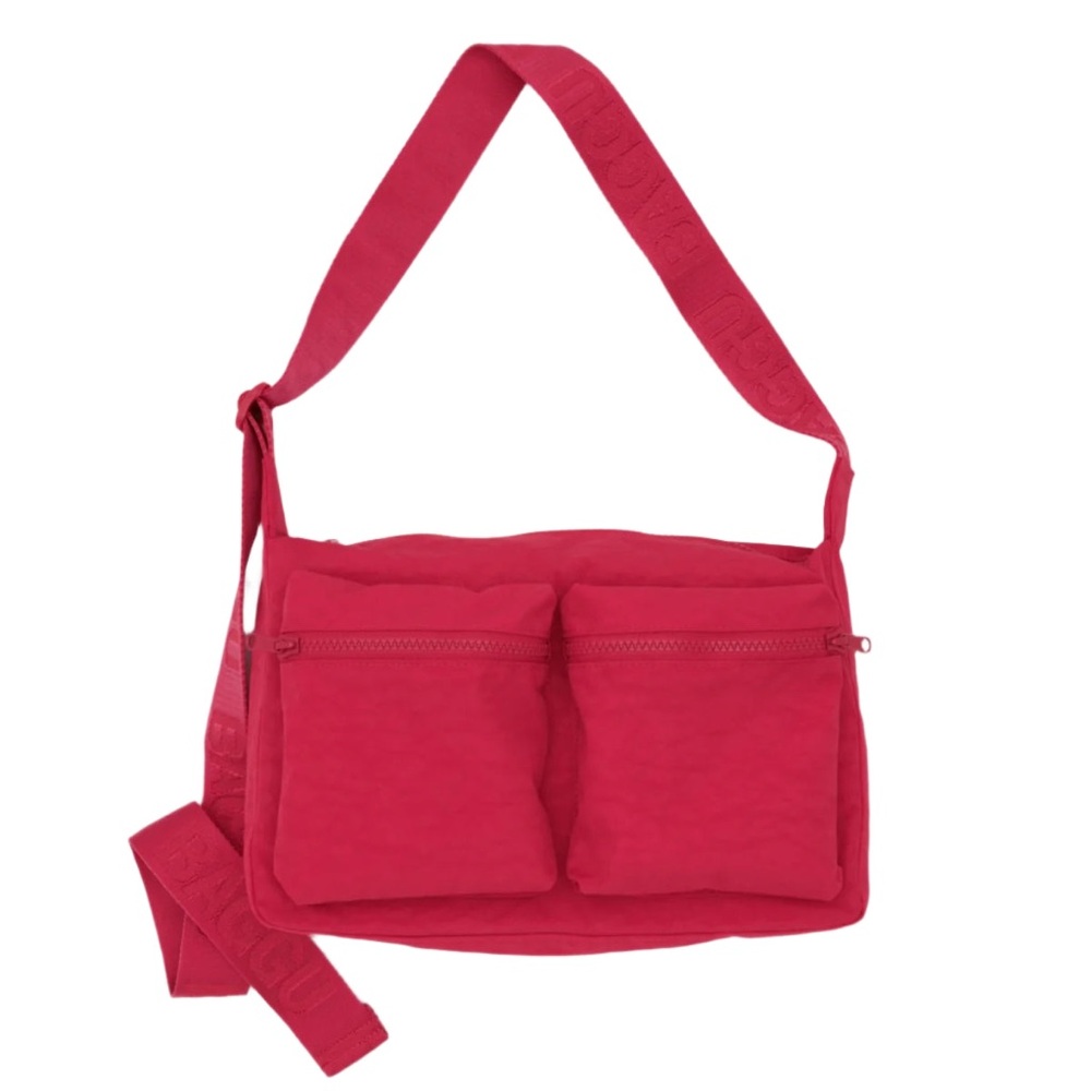 Baggu Medium Cargo Crossbody Bag, Candy Apple Red